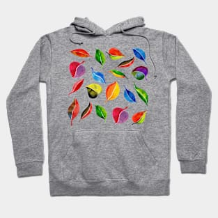 Summer Leaves Watercolor Hoodie